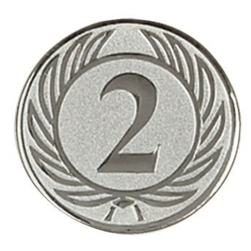 PLATE SECOND SILVER 2° d=25mm PLATE SECOND SILVER 2° d=25mm