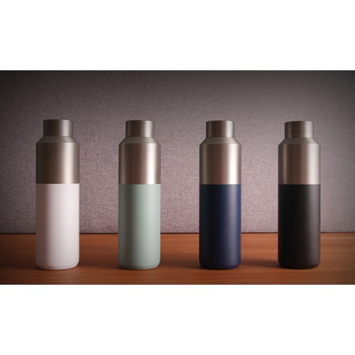 Fluid RCS certified recycled steel water bottle 600ml Fluid RCS certified recycled steel water bottle 600ml