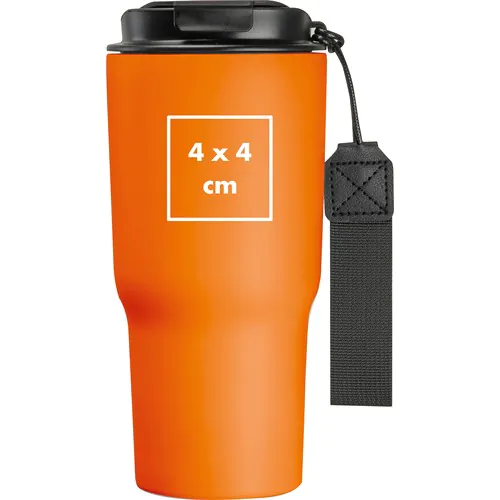 Dubbelwandige drinkbeker van rvs, 550 ml