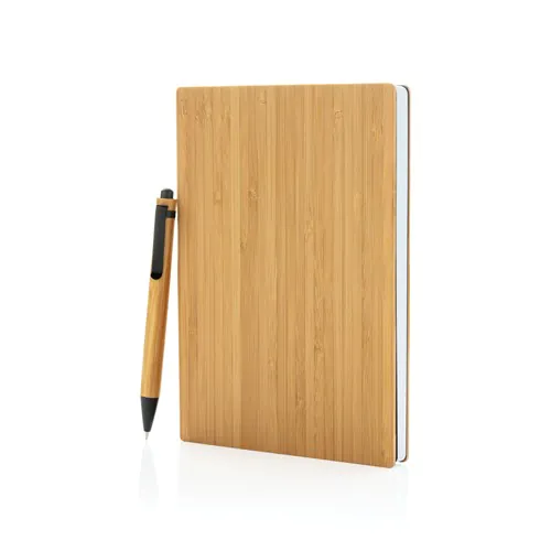 A5 Bamboo notebook & pen set A5 Bamboo notebook & pen set
