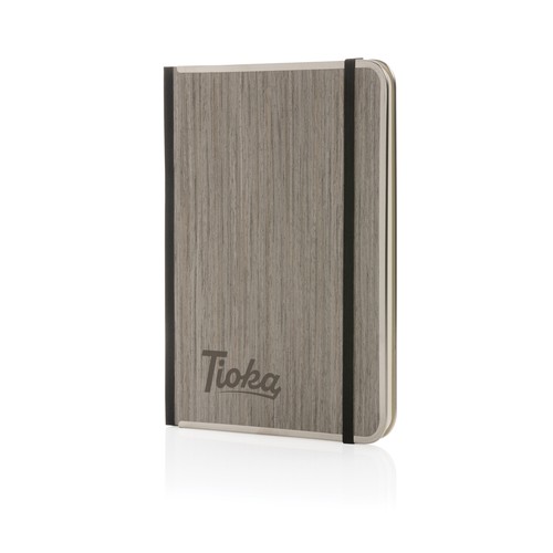 Carnet A5 couverture imprimé bois Treeline