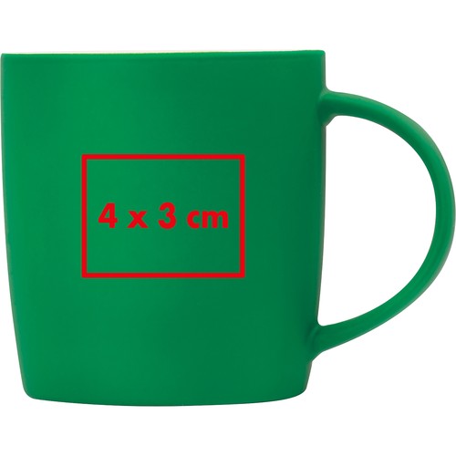 Rubberized ceramic mug Rubberized ceramic mug