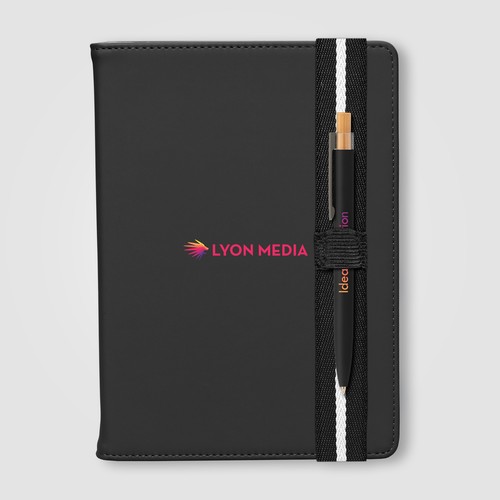 Set de Stylos Newport Recyclés Chevron avec Carnet Rechargeable – A5 Set de Stylos Newport Recyclés Chevron avec Carnet Rechargeable – A5