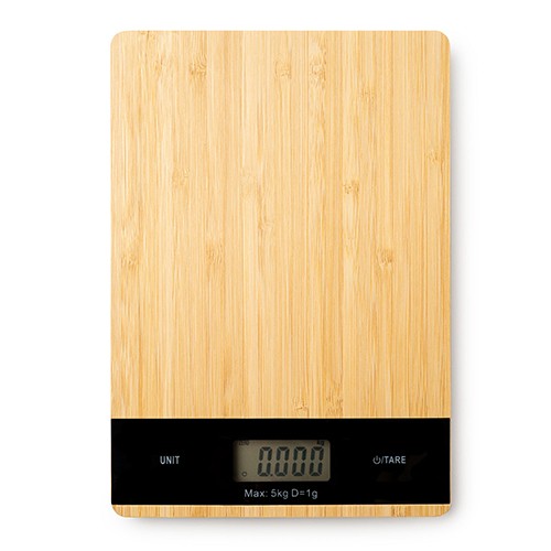 Digital kitchen scale with bamboo Togarashi