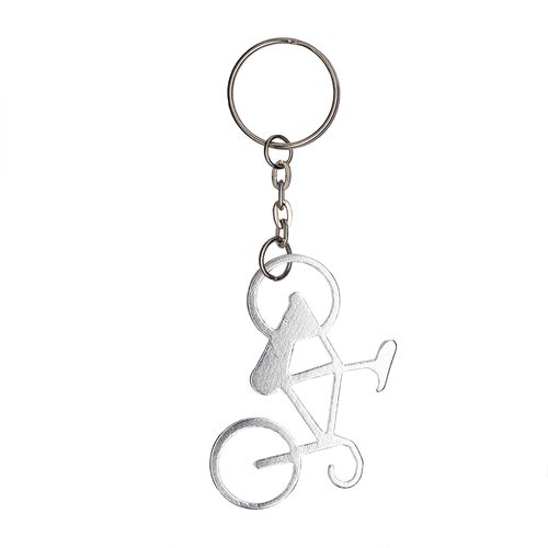 Aluminium bicycle keychain with bottle opener Aluminium bicycle keychain with bottle opener