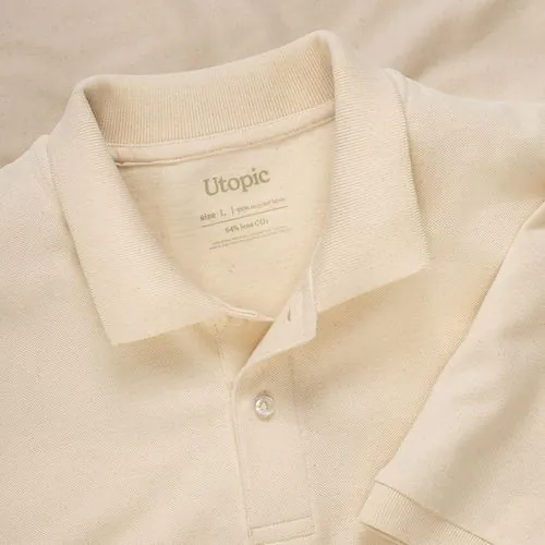 Polo 100% tissu régénéré