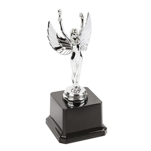 TROPHY GODDESS WITH TORCH H 180 MM