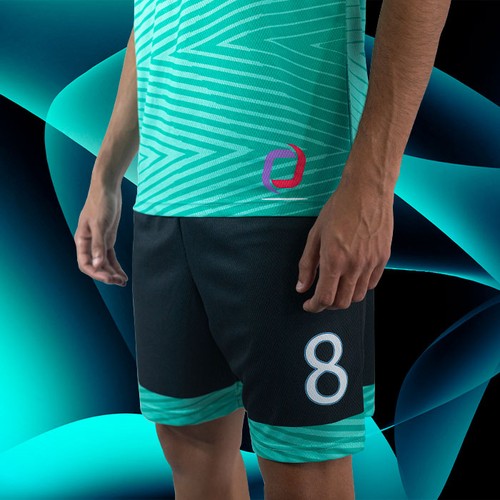 Shorts deportivos toop, poliéster técnico, imp. Total