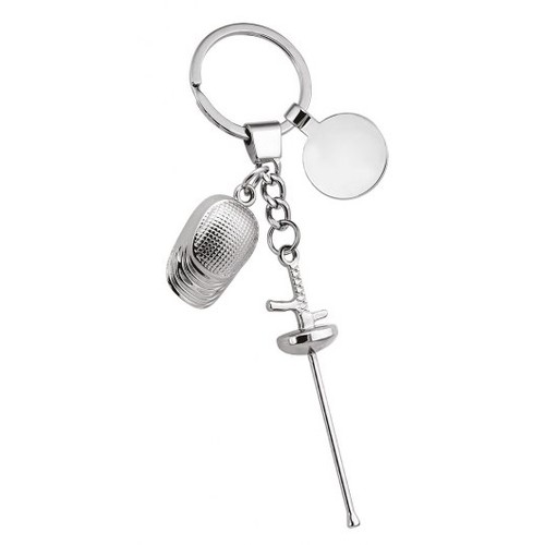 FENCING KEYCHAIN WITH TOKEN FENCING KEYCHAIN WITH TOKEN