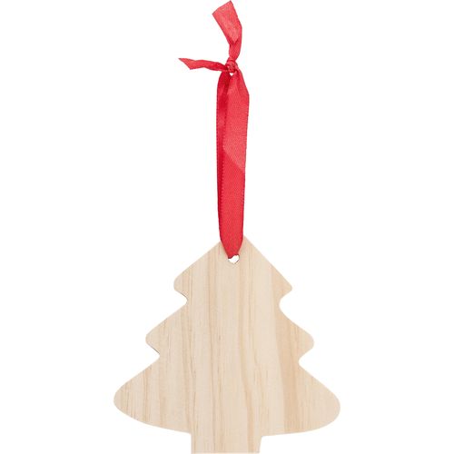 Adorno navideño de árbol de Navidad de madera Imani