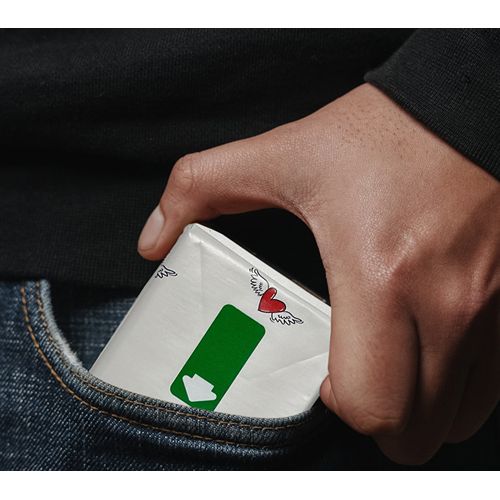 Customizable tissue packs with paper packaging. Customizable tissue packs with paper packaging.