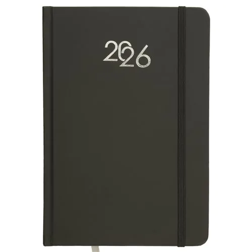 Agenda journalier 2026, couverture rigide en carton laminé Agenda journalier 2026, couverture rigide en carton laminé