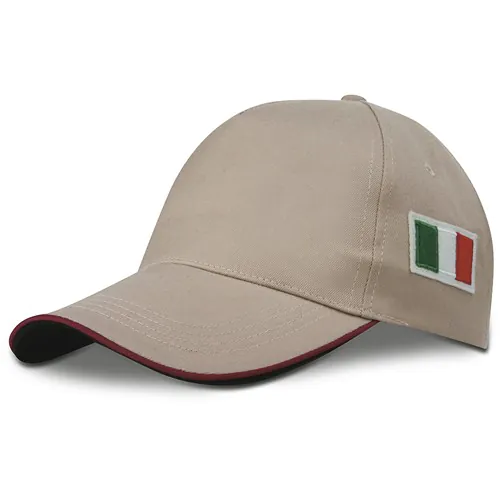 5 PANELS CAP WITH ITALIAN FLAG 5 PANELS CAP WITH ITALIAN FLAG