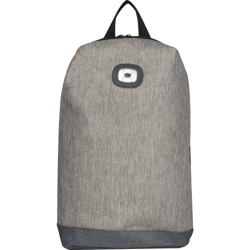 Backpack with integrated LED light Backpack with integrated LED light