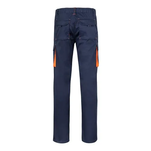 VL FIDES. Two-tone, multi-pocket stretch trousers (240g/m²), in cotton (46%), EME (38%) and polyester (16%) VL FIDES. Two-tone, multi-pocket stretch trousers (240g/m²), in cotton (46%), EME (38%) and polyester (16%)