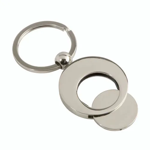 sleutelhanger met winkelmuntje sleutelhanger met winkelmuntje