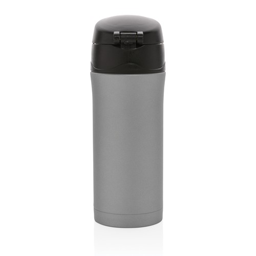 Metallic easy lock vacuum mug