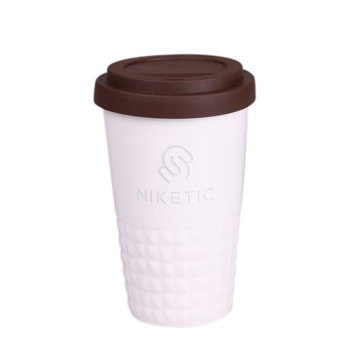 Becher Freedom Excellence Classic 280ml weiß/braun Becher Freedom Excellence Classic 280ml weiß/braun