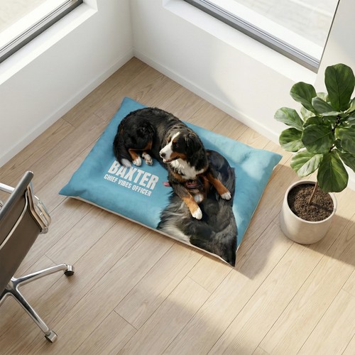 Coussin pour Chien Personnalisé – Confort Peluche, sur Commande Coussin pour Chien Personnalisé – Confort Peluche, sur Commande