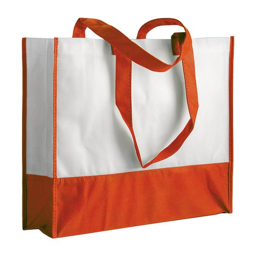 80 g/m2 non-woven fabric shopping bag with gusset and long handles 80 g/m2 non-woven fabric shopping bag with gusset and long handles