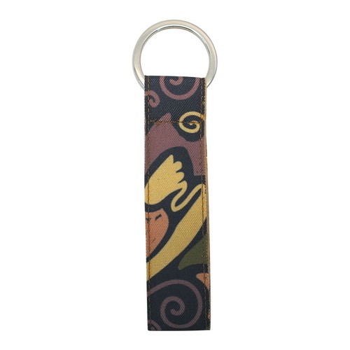 CUSTOMIZABLE POLYESTER AND CORK KEYCHAIN CUSTOMIZABLE POLYESTER AND CORK KEYCHAIN