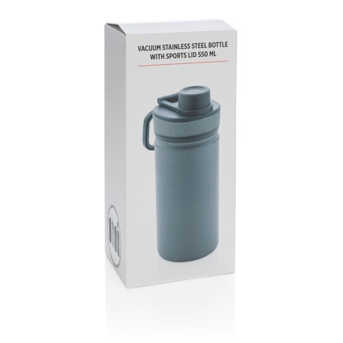 Vacuum stainless steel bottle with sports lid 550ml Vacuum stainless steel bottle with sports lid 550ml