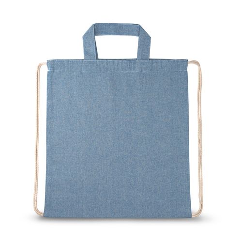 RISSANI. Drawstring bag with recycled cotton (70%) and polyester (30% rPET) (140 g/m²)