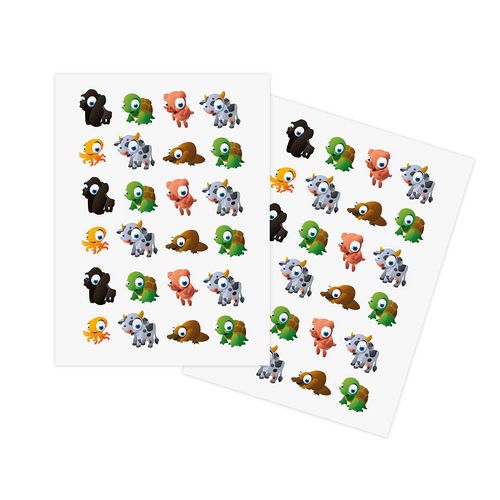 Vinyl Stickers on A5 sheet Vinyl Stickers on A5 sheet