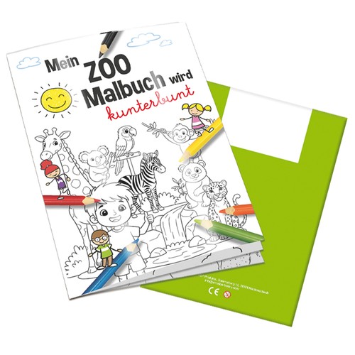 Colouring book / set A6 - Zoo - Colouring book neutral Colouring book / set A6 - Zoo - Colouring book neutral