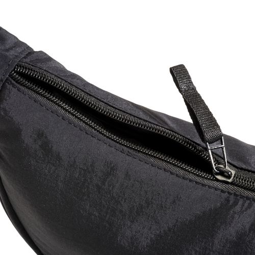 Borsa rotonda in nylon con tracolla regolabile, chiusura con zip Borsa rotonda in nylon con tracolla regolabile, chiusura con zip