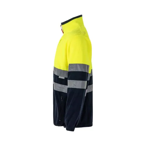 VL EROS LARGE. Tweekleurig fleecejack (280g/m²) van polyester (100%)