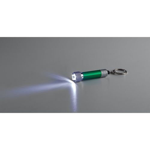 RE-LERGAN. Aluminium keyring (92% recycled) with 3-light LED torch RE-LERGAN. Aluminium keyring (92% recycled) with 3-light LED torch