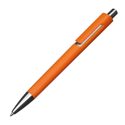 Stylo bille avec applications argentées
