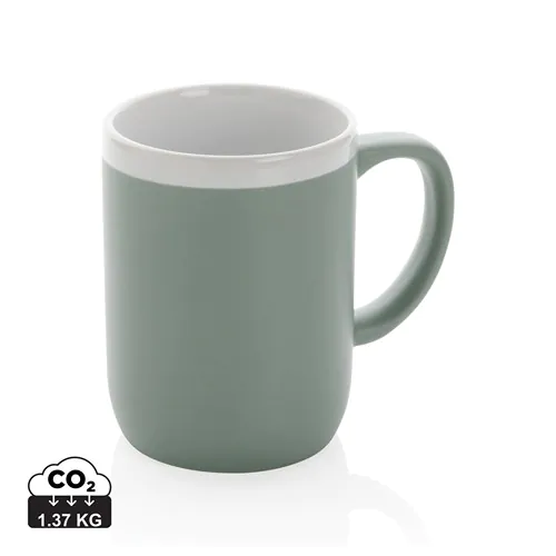 Ceramic mug with white rim 300ml Ceramic mug with white rim 300ml