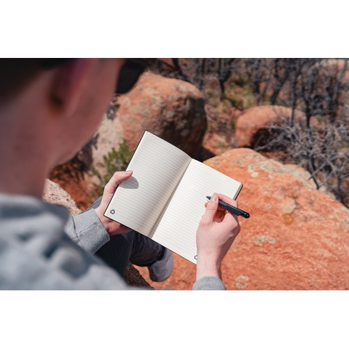 A5 GRS recycled leather notebook A5 GRS recycled leather notebook