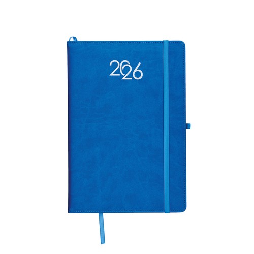 Agenda hebdomadaire 2026, couverture rigide en PU thermocollé avec piqûres Agenda hebdomadaire 2026, couverture rigide en PU thermocollé avec piqûres