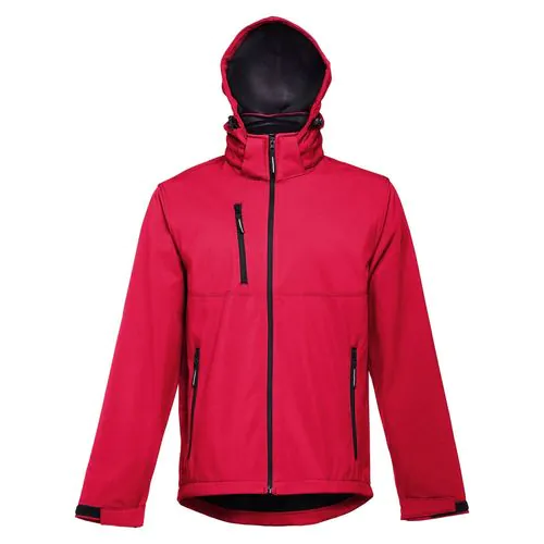 THC ZAGREB. Herren-Softshell-Jacke aus Polyester und Elastan
