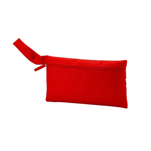 Recycled polyester R-PET document holder with zipper closure and practical handle Recycled polyester R-PET document holder with zipper closure and practical handle