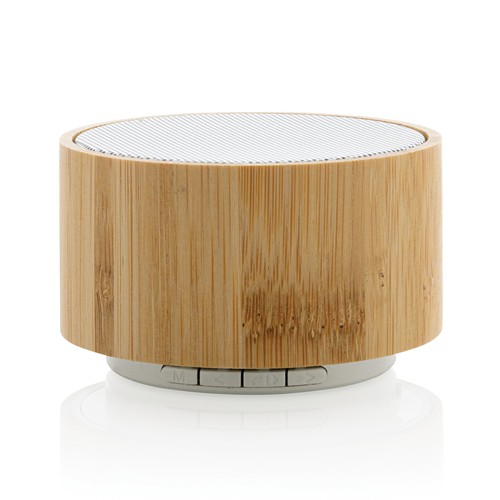 Altavoz inalámbrico 3W bambú y RCS Altavoz inalámbrico 3W bambú y RCS
