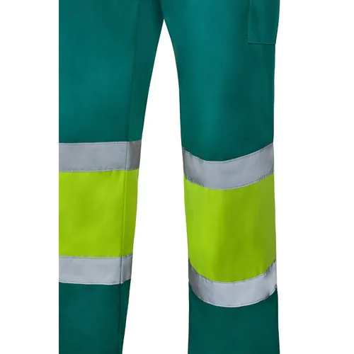 VL ARTEMIS. Pantalon bicolore en sergé (190g/m²), en coton (20%) et polyester (80%)