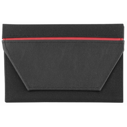 Porte-cartes d'identité CreativDesign® "ColourStripe" noir/rouge Porte-cartes d'identité CreativDesign® "ColourStripe" noir/rouge