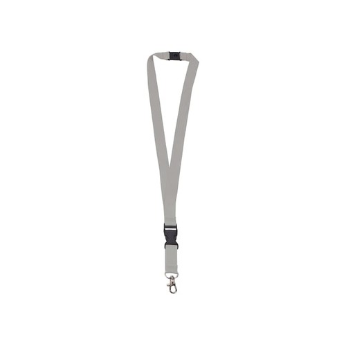 Polyester lanyard 20mm with buckle and hook