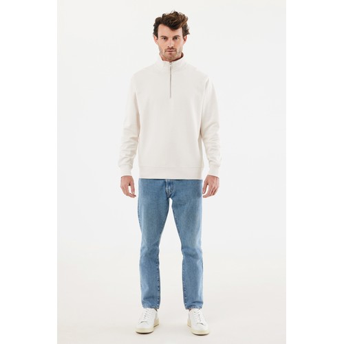 IQONIQ Elgon recycled cotton quarter zip sweater IQONIQ Elgon recycled cotton quarter zip sweater
