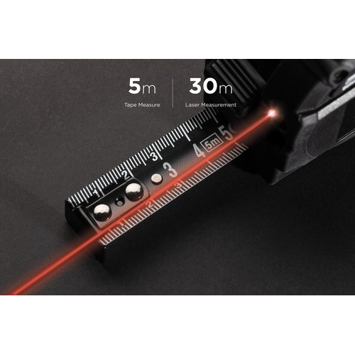 Gear X measuring 5M tape with 30M laser Gear X measuring 5M tape with 30M laser