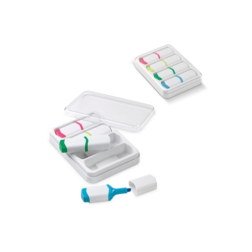 Mini tekstmarkers set van 4 Mini tekstmarkers set van 4