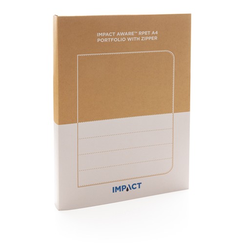 Impact AWARE™ RPET A4 portfolio met rits Impact AWARE™ RPET A4 portfolio met rits