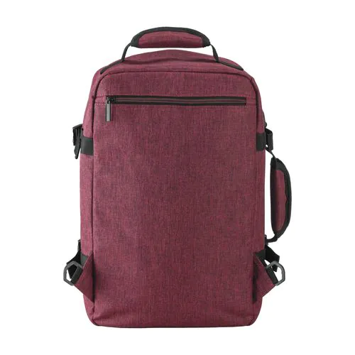 Zaino/borsoncino porta PC (15") in poliestere 900D melange.