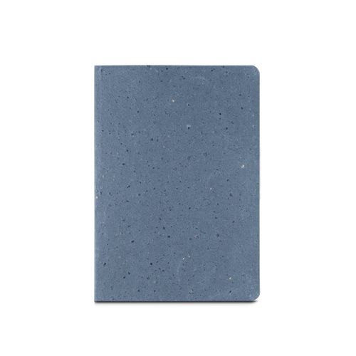 COFFEEPAD SEMI-RIGID. Bloc-notes A5 avec couverture semi-rigide fabriquée à partir de déchets de coques de café (65%)