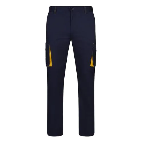 VL FIDES. Two-tone, multi-pocket stretch trousers (240g/m²), in cotton (46%), EME (38%) and polyester (16%) VL FIDES. Two-tone, multi-pocket stretch trousers (240g/m²), in cotton (46%), EME (38%) and polyester (16%)