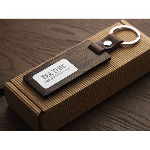 Wooden keyring Wooden keyring